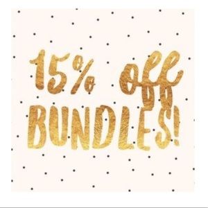 15% OFF BUNDLES OF 2+